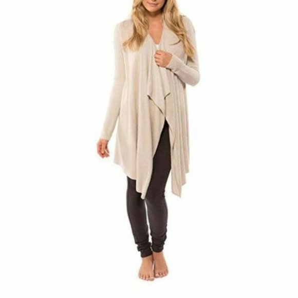 Barefoot Dreams Sweaters - Barefoot Dreams Cozy Calypso Wrap Cardigan HW9803